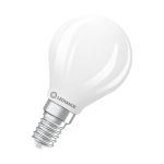 Ledvance Classic LED E14 Pear Frosted 3.4W 470lm - 827 Extra Warm White | Dimmable - Replaces 40W