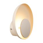 Nordlux Marsi Wall Light Metal and PMMA Beige 7W 160lm - 830 Warm White | 3-Step Dimmable