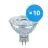 Multipack 10x Ledvance Performance LED Spot Reflector GU5.3 MR16 5W 345lm 36D - 930 Warm White | Best Colour Rendering - Dimmable - Replaces 35W