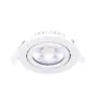 Noxion LED Adjustable Slim Spot White Round 5W 550lm 60D - 940 Cool White | 85mm - IP54 - Dimmable - Best Colour Rendering
