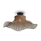Good&Mojo Ceiling Light Ibiza Bamboo Black L | Suitable for 1x E27 