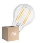 Multipack 6x Osram LED Superstar E27 Pear Filament Clear 7.5W 1055lm - 940 Cool White | Best Colour Rendering - Dimmable - Replaces 75W